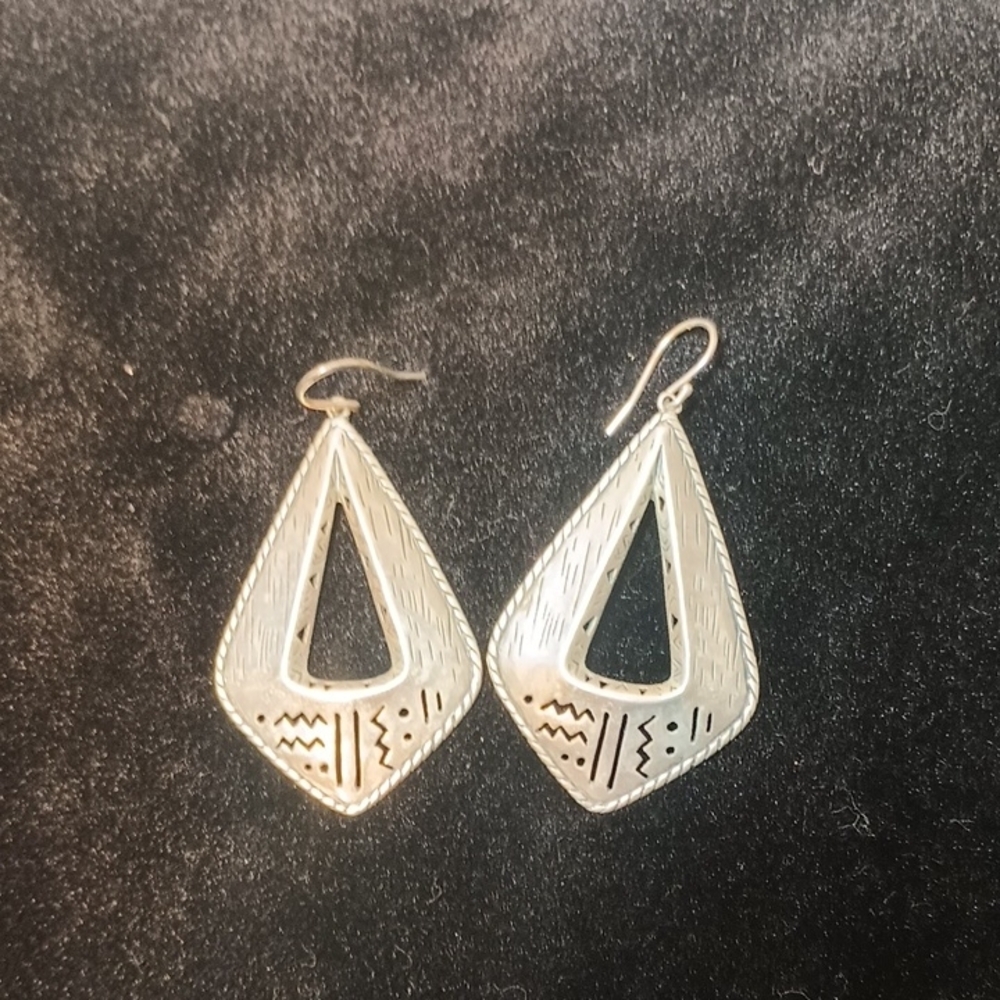 Silpada Sterling Silver Geometric Earrings